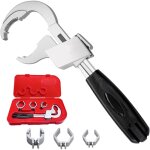 Cl universelle rglable  double extrmit, multifonctionnelle, avec 3 ttes de rechange, kit d'outils ...