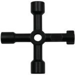 Clé utilitaire multifonction cross triangle key pour gaz d'eau Électrique box armoire à pharmacie clé ... Clé utilitaire multifonction cross triangle key pour gaz d'eau Électrique box armoire à pharmacie clé ...