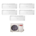 Ariston group - climatiseur ariston penta split inverter srie alys plus 9 + 9 + 9 + 12 avec penta 121 ...