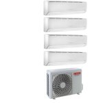 Ariston - climatiseur quadri split rversible srie alys plus 9 + 9 + 12 + 12 avec quad 110 xd0b - o ...