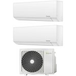 Beretta clima - climatiseur beretta dual split inverter s�rie breva 9000 + 12000 btu r - 32 avec ue 18000 ...