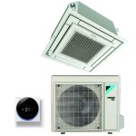 Climatiseur  cassettes entirement plat 12000 btu ffa35a9 r - 32 wi - fi en option avec grille incluse ...