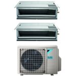 Climatiseur daikin bluevolution dual split ducted rversible series fdxm - f9 9 + 9 avec 2mxm50m r - ...