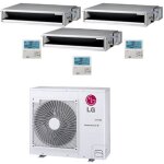 Climatiseur gainable lg r32 trial split inverter 9000 + 9000 + 18000 btu avec u. e. mu4r25 nouveau classe ... Climatiseur gainable lg r32 trial split inverter 9000 + 9000 + 18000 btu avec u. e. mu4r25 nouveau classe ...