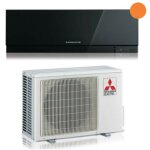 Mitsubishi electric - climatiseur rversible kirigamine zen r - 32 black 12000 btu msz - ef35vgkb black ...