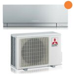 Mitsubishi electric - climatiseur rversible kirigamine zen r - 32 silver 9000 btu msz - ef25vgks silver ...