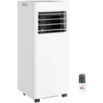 Climatiseur mobile - homcom - 9000 btu / h - 3 en 1 refroidissement ventilateur d�shumidificateur - minuterie ...