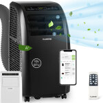 Klarstein climatiseur mobile silencieux, climatiseur 4 en 1, mode nuit, dshumidificateur, ventilateur, ...