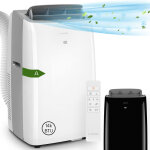Klarstein climatiseur mobile silencieux, climatiseur 4 en 1, mode nuit, dshumidificateur, ventilateur, ...