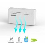 Climatiseur monobloc r�versible voltman kub - e + 2. 65kw blanc classe a connect�