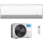 Midea ? climatiseur r�versible 9000 btu msfaau09hrfn ? a + + + r32 ? capacit� 3, 28 kw ? wi - fi int�gr� ...