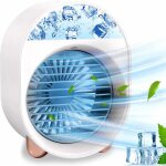 Climatiseur portable, refroidisseur d'air personnel, mini refroidisseur d'air portable ventilateur de ...