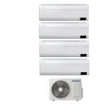 Climatiseur quadri split rversible samsung windfree avant series 7000 + 9000 + 18000 btu avec aj080txj4kg ...