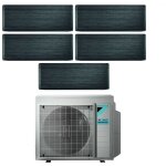 Climatiseur split rversible daikin bluevolution penta srie ftxa - bt stylish real blackwood 7 + 7 + ...