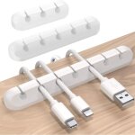 Clips cble organisateur bureau, lot de 3 support de cble, organisateur de cordon, gestion des cables, ...
