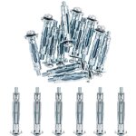 Clips de cheville en m�tal m5 x 37 (paquet de 25) extensions de pl�tre - zinc passiv�, r�sistant � la ...