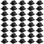 Clips fixes pour cordon automatique, 40 pices, cble de donnes gps de voiture, lumire, organisateur ...