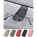 Clip pour lunettes de voiture, gris, 9, 5 x 4, 5 cm, 1 pi�ce, rangement pour pare - soleil, clip / �tui ...