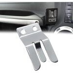 Clip microphone bidirectionnel en acier inoxydable cb / ham vhf pour camping - car, avion et yacht