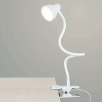 Clip on lamp liseuse 3 modes de couleur 3000 - 6500k 10 luminosit� dimmable 360� flexible col de cygne ...