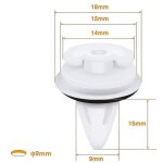 Clip de retenue de garniture de porte, 50 pi�ces, fixation de pare - chocs, rivet pour bmw s�ries 3, ...