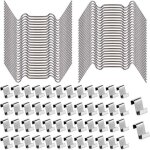 Clips de vitrage pour serre de jardin, lot de 100 pi�ces clips de vitrage en m�tal inoxydable, 50 clips ...