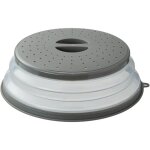 Cloche alimentaire micro - ondable - pliable - passe au micro - ondes et fait �galement office de filtre ...