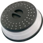 Cloche micro ondes - sans bpa - couvercle micro - ondes 3en1 - cloche pour micro onde retractable anti ...