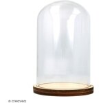 Cloche en verre - artemio - 9 x 14 cm - protection �l�gante - durable - mixte