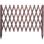 Cl�ture en bois extensible, treillis autoportant pour plantes grimpantes d'ext�rieur, cl�ture de jardin, ...