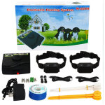 Cloture electrique pour chien collier anti fugue avec 2 colliers