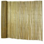 Canisse en bambou fendu naturel, 150 x 300 cm