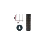Cloture&jardin - grillage soud gris anthracite - jardipro - maille 100 x 50mm - triple lisire - 1, ...
