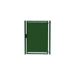 Cloture&jardin - kit portillon jardin grillag� occultable vert - jardipro + occultation - 1, 30 m�tre ...