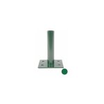 Cloture&jardin - platine pour poteau rond de portillon jardin grillagé vert Cloture&jardin - platine pour poteau rond de portillon jardin grillagé vert