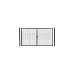 Cloture&jardin - portail grillagé gris jardimalin - largeur 4m - 1, 50 mètre Cloture&jardin - portail grillagé gris jardimalin - largeur 4m - 1, 50 mètre