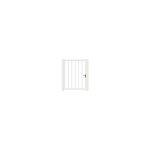 Cloture&jardin - portillon jardin barreaud� blanc jardiplus - 2 m�tre