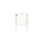 Cloture&jardin - portillon jardin grillag� blanc jardimalin - 1, 5 m�tre