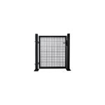Cloture&jardin - portillon jardin grillagé noir jardipremium - 1, 50 mètre Cloture&jardin - portillon jardin grillagé noir jardipremium - 1, 50 mètre