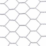 Chemin des poulaillers - cadre en grillage m�tallique galvanis� triple torsad�: 19x0, 7mm / 0, 5x10m ...