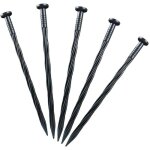 Clous bordure de gazon, tuteur tomate, 25pices piquets d'ancrage de jardin en plastique clou de sol ...