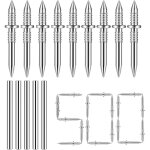 Clou double pointe, 500 pi�ces clou � double t�te clous sans couture � double t�te pour plinthes livr� ...