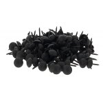 Clous tapissier rond en � 11 mm coloris - cr noir mat
