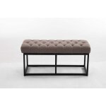 Clp - banc de conception amun en black metal et taps � colombe opaques, 100 cm