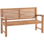 Clp - banc d'ext�rieur halden en bois de teck teck 150 cm