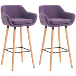 Clp - bois l�ger et tabouret de s�ance assis de conception en tissu de diff�rentes couleurs colore : ...