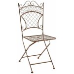 Clp - chaise de jardin adelar marron antique