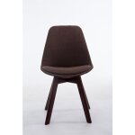 Clp - chaise de salle  manger robuste en cadre en bois et tissu couvrant diverses couleurs colore : ...