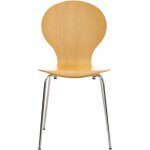 Clp - chaise de visiteur diego en bois nature