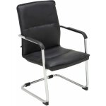 Chaise � bascule seattle en similicuir noir